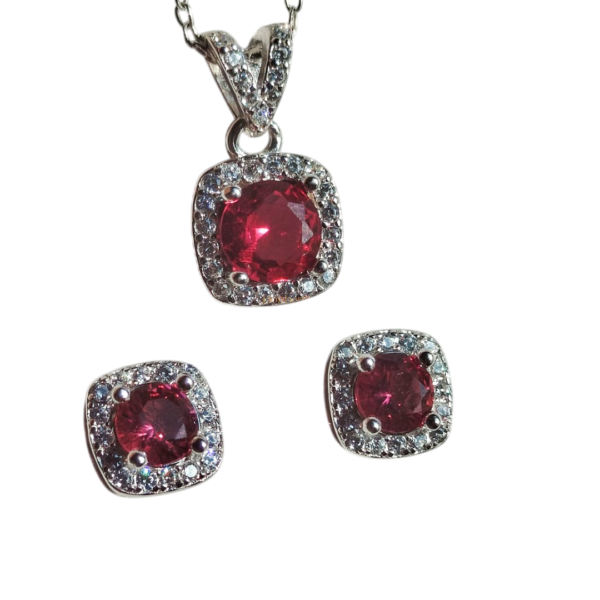 Red and diamond